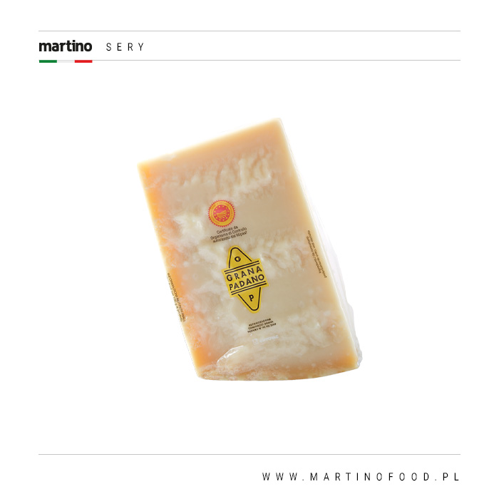 SER GRANA PADANO DOP Dojrzewanie 10/12 miesięcy Bez laktozy i glutenu