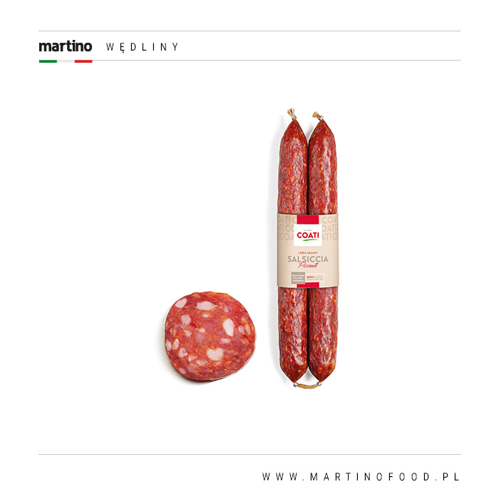 SALSICCIA PICCANTE – Kiełbasa pikantna bezglutenowa bez laktozy