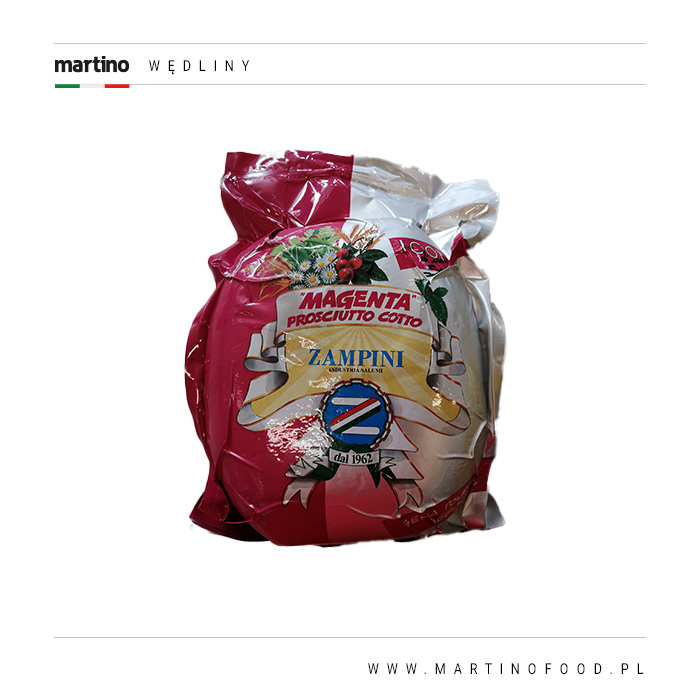 PROSCIUTTO COTTO – Szynka gotowana z 85% mięsa wieprzowego, bez glutenu bez laktozy